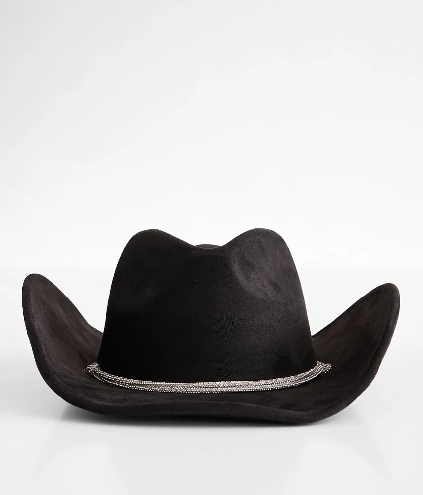 Fame Accessories Rhinestone Cowboy Hat