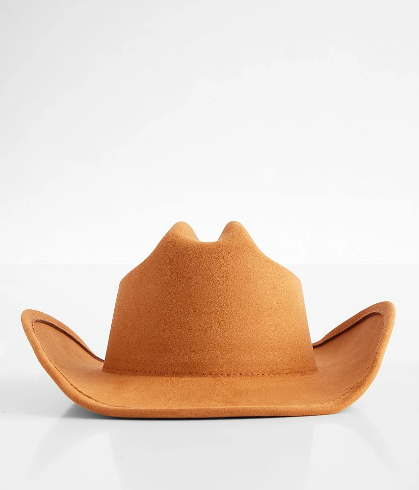 Fame Accessories Solid Cowboy Hat