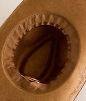 Floral Embroidered Cowboy Hat