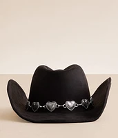Heart Concho Cowboy Hat
