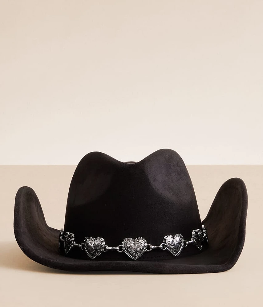 Heart Concho Cowboy Hat