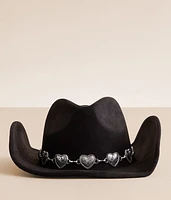 Heart Concho Cowboy Hat