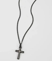 Inset Cross Necklace