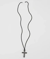Inset Cross Necklace