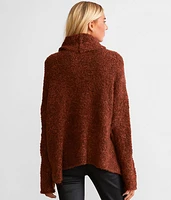 Boucle Yarn Oversized Sweater