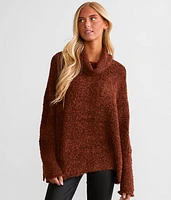 Boucle Yarn Oversized Sweater
