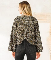 Sequin Eyelash Top