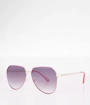 BKE Enamel Aviator Sunglasses