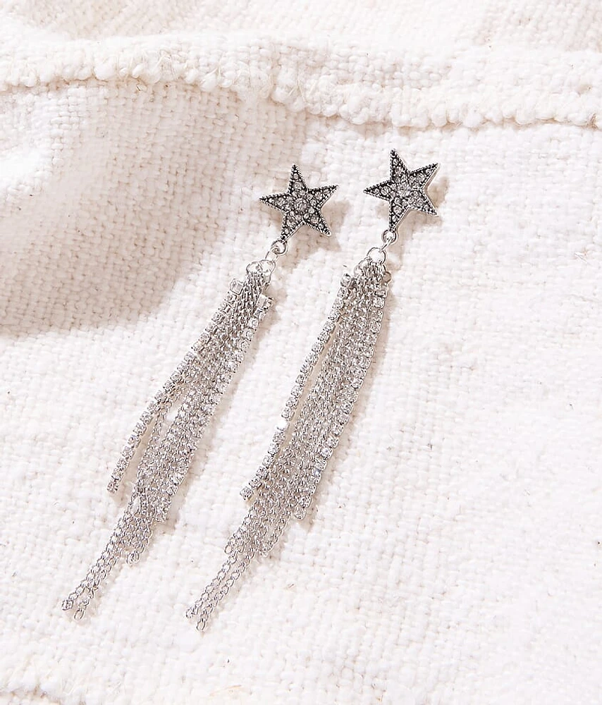 Star Fringe Earring