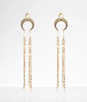 boutique by BKE Boho Fringe Earring