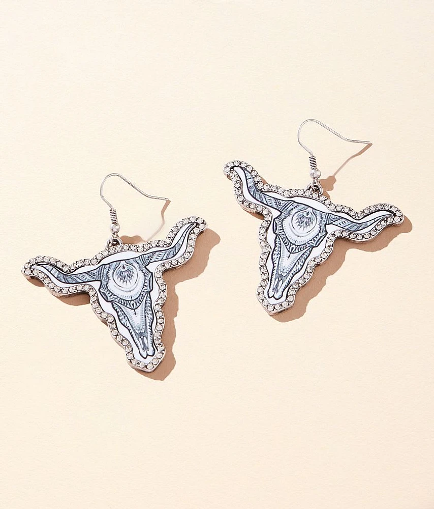 boutique by BKE Glitz Steer Drop Earring