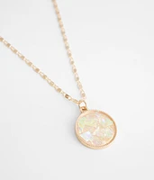 Foiled Pendant Necklace