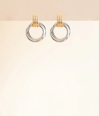 boutique by BKE Double Hoop Earring