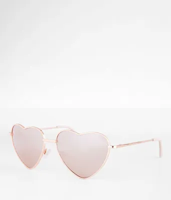 Bke Studded Square Sunglasses - Copper/Gold , Women's