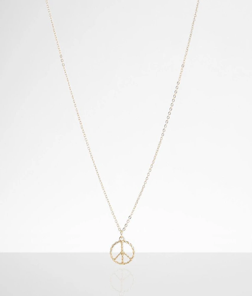 Peace Sign Necklace