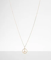 Peace Sign Necklace