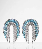Mini Rainbow Fringe Earring