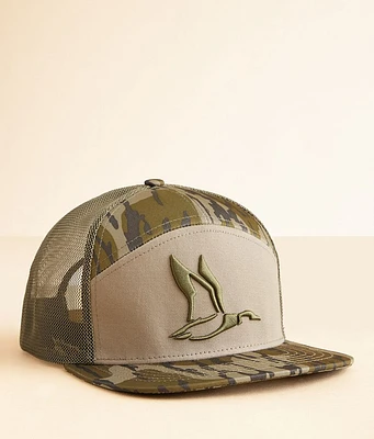 Roost Waterfowl Camo Duck Trucker Hat