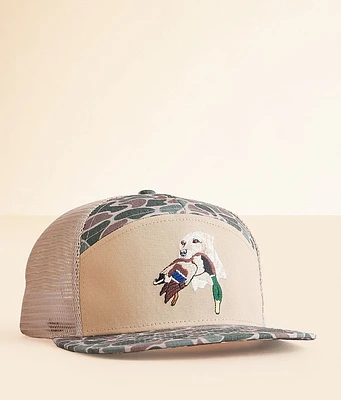 Roost Waterfowl Dog Camo Trucker Hat