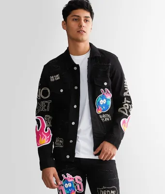 First Row Future Denim Stretch Jacket