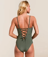 Lacey Ribbed Swimsuit