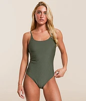 Lacey Ribbed Swimsuit