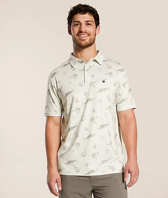 Whiskey Wahoo Performance Polo