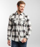 BKE Brushed Plaid Standard Shirt