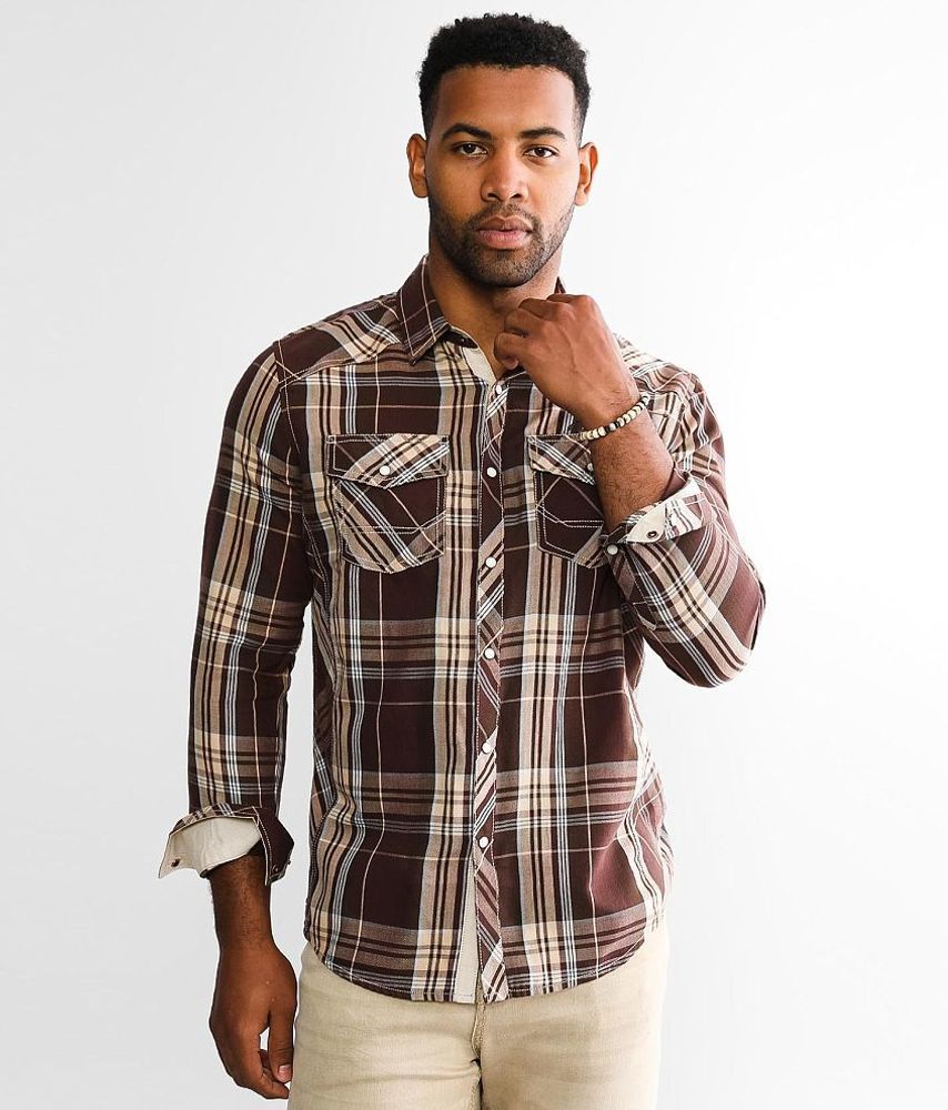 BKE Plaid Standard Shirt