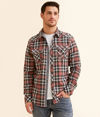 BKE Brushed Plaid Athletic Shirt