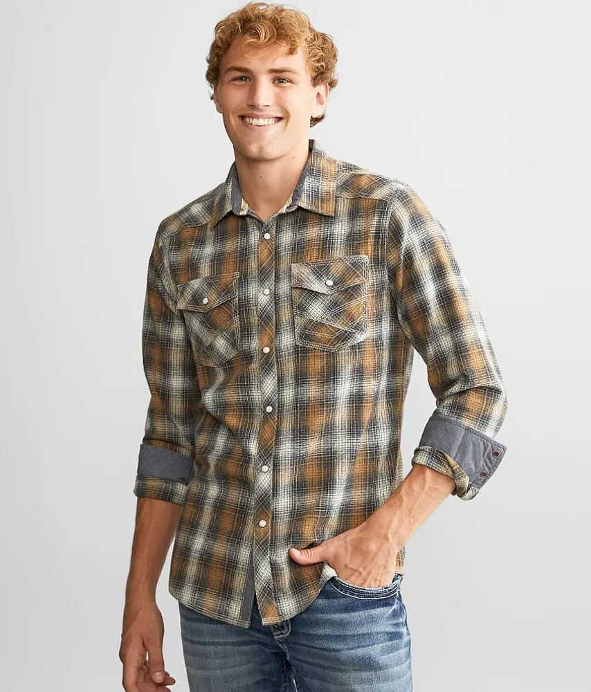 BKE Plaid Standard Shirt