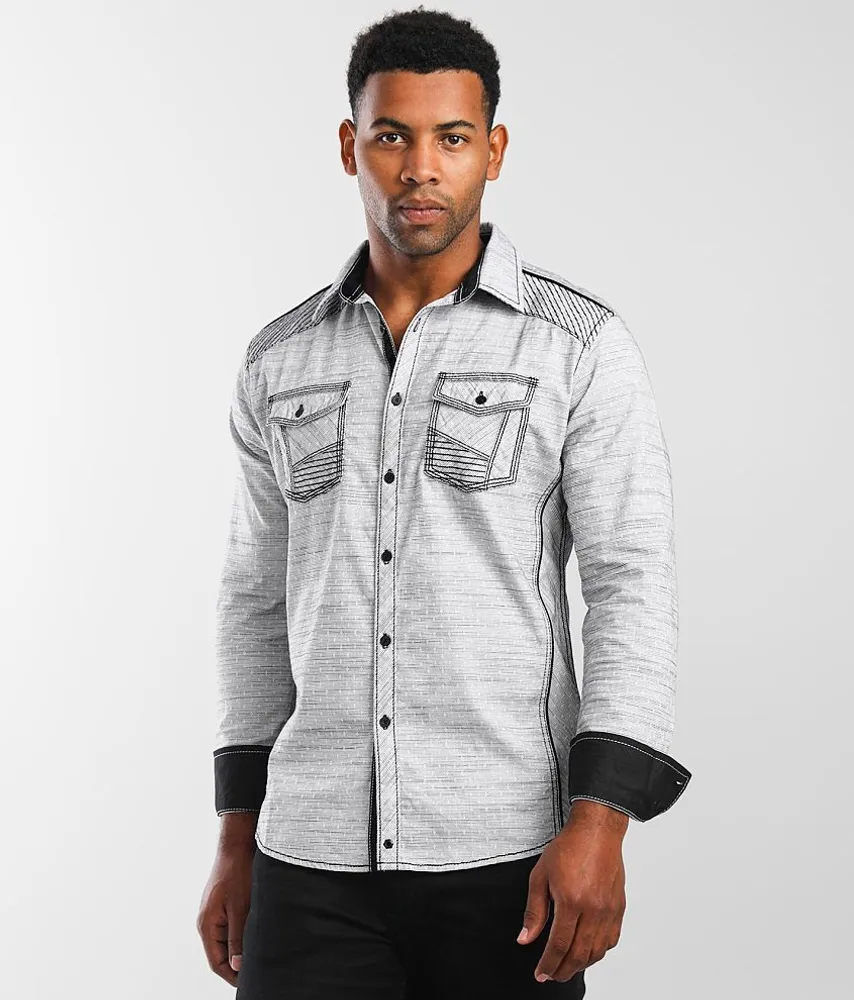 Printed Athletic Stretch Shirt