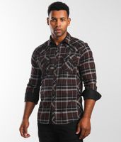 Buckle Black Embroidered Athletic Shirt