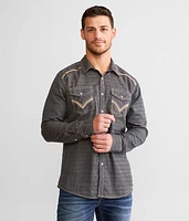 Buckle Black Marled Athletic Shirt