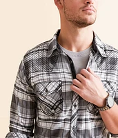 Plaid Tailored Stretch Shirt