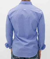 Buckle Black Polished Hidden Stretch Shirt