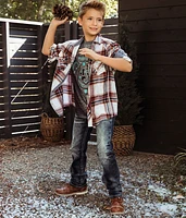 Boys - Brushed Plaid Shirt