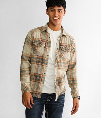 BKE Vintage Plaid Tailored Shirt