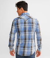 Washed Plaid Tailored Shirt