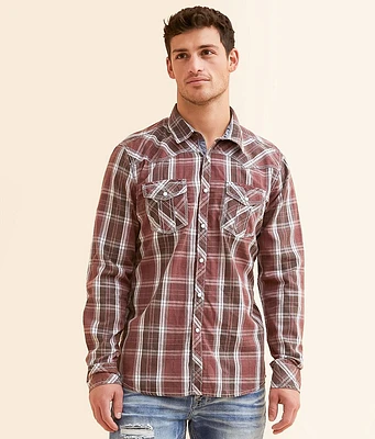 BKE Vintage Athletic Plaid Shirt