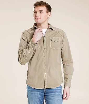Washed Athletic Stretch Shirt