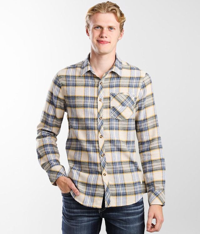 Departwest Flannel Shirt - Green/Blue X-Large, Men's