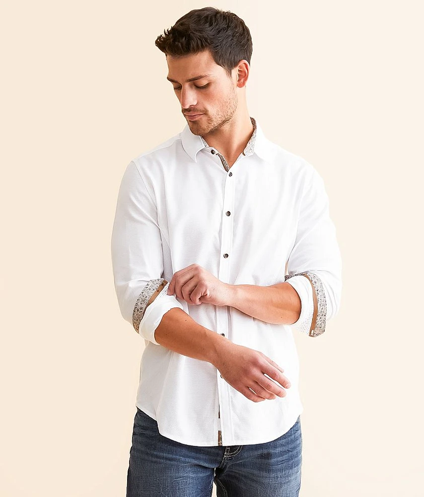 J.B. Holt Textured Stretch Shirt