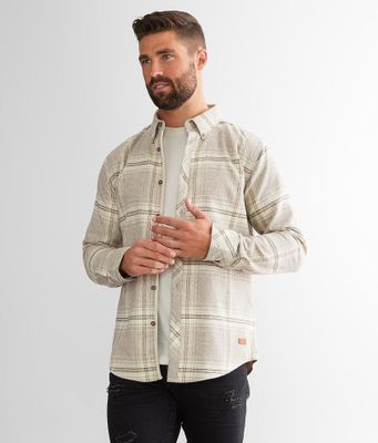 Outpost Makers Brushed Plaid Stretch Shirt