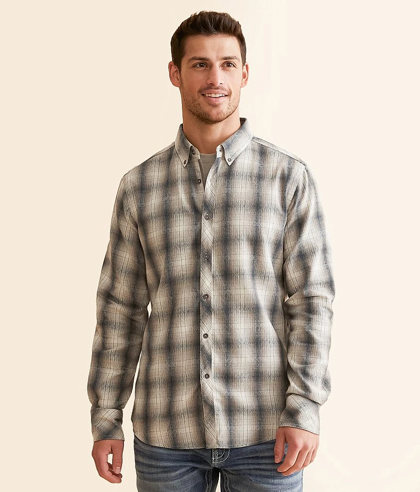 Outpost Makers Brushed Plaid Athletic Shirt