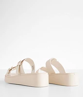Deals Double Buckle Platform Sandal