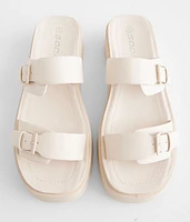 Deals Double Buckle Platform Sandal