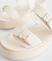 Deals Double Buckle Platform Sandal