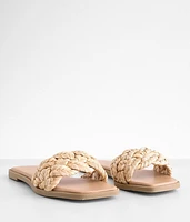 Happier Rafia Braided Sandal