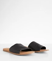 Salt+Umber Sedona Leather Slide Sandal